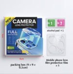 Camera Protector - 9H Ultra-Thin Tempered Glass 3D Curved Full Coverage Film