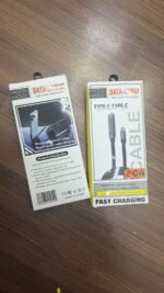 240W Ultra-Fast Charging Type-C to C Cable with Built-in Foldable Phone Holder Stand - Image 3